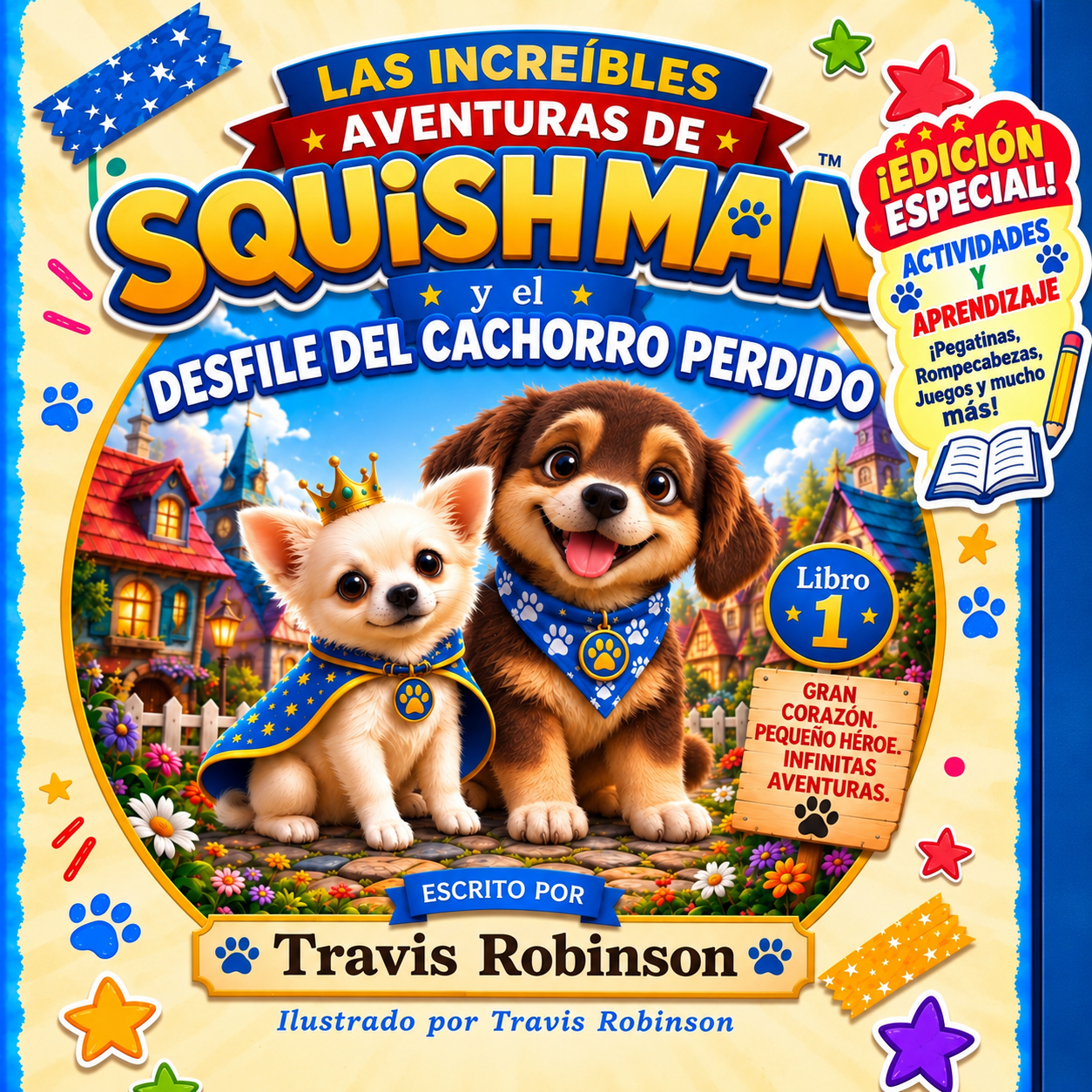 Squish Man Spanish Activity & Learning Edition cover