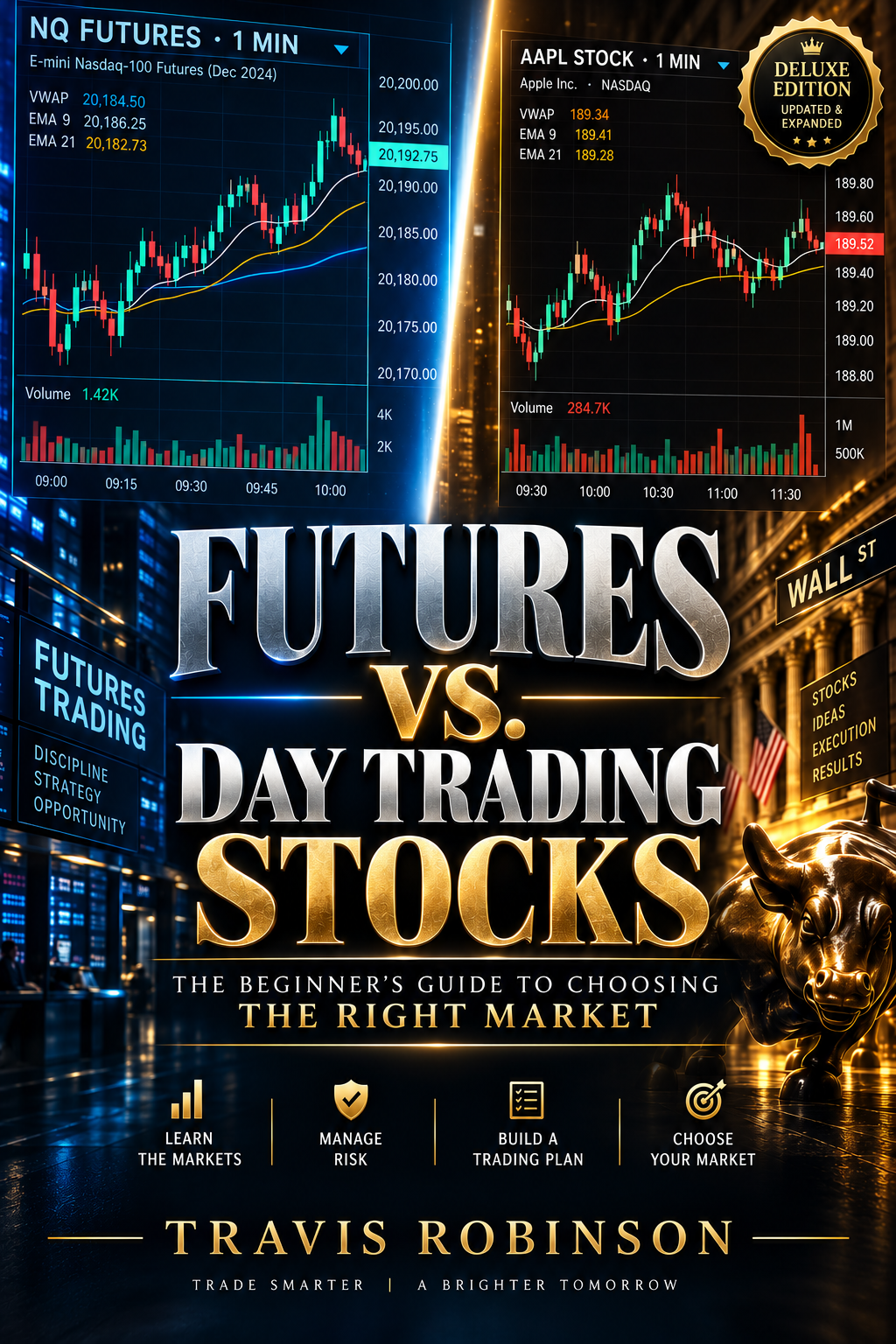 Futures vs. Day Trading Stocks — Trading book cover