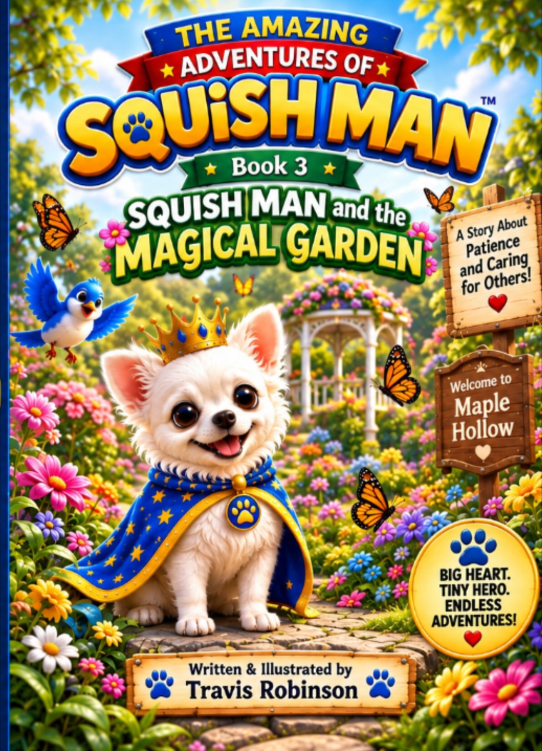 Squish Man and the Magical Garden cover